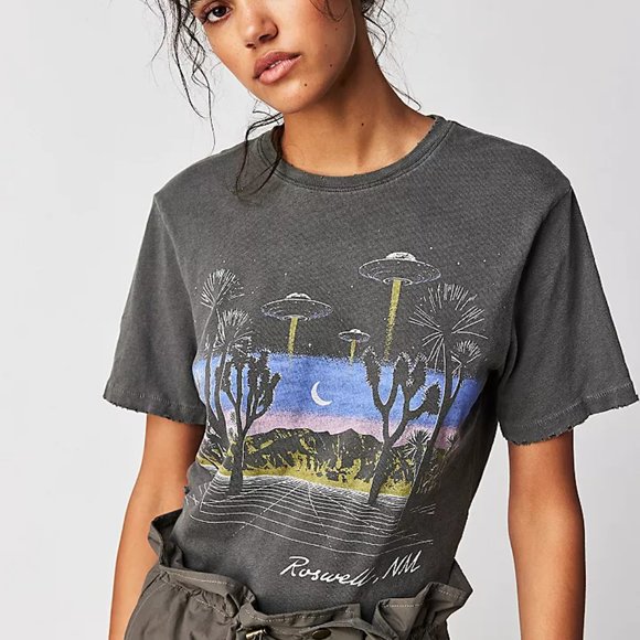 Free People Tops - NEW! Free People x unk Food Roswell New Mexico Tee